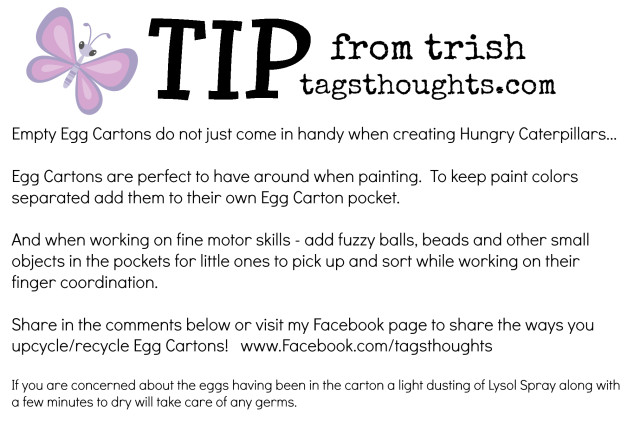 Egg Carton Tip from Trish trishsutton.com