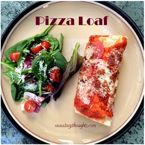 Baked Pizza Loaf by trishsutton.com