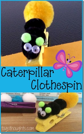 CaterpillarClothespin