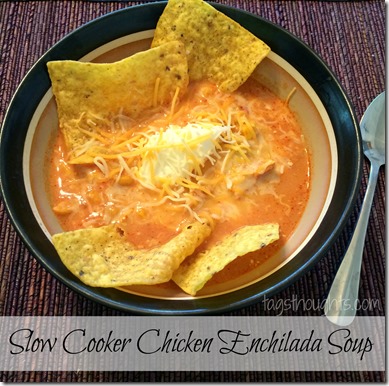 Slow Cooker Chicken Enchilada Soup Recipe