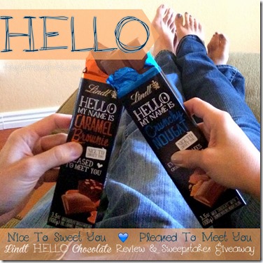 A Sweet HELLO; Lindt Chocolate Review & Giveaway