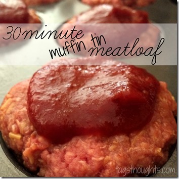 30 Minute Muffin Tin Meatloaf