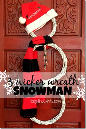 Snowman Wreath by trishsutton.com