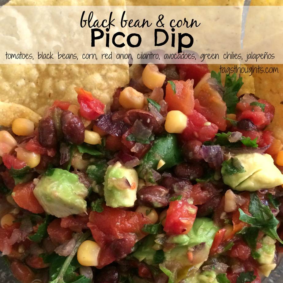Black Bean & Corn Pico Dip