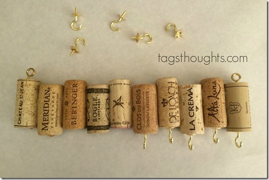 DIY Upcycle Wine Cork Jewelry Necklace Organizer by trishsutton.com