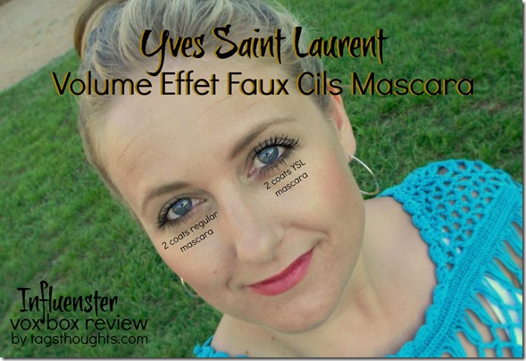 Influenster Vox Box YSL False Effect Mascara Review by tagsthoughts