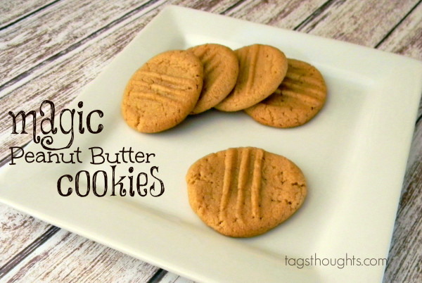 Magic Peanut Butter Cookie Recipe For Kids; made with just 3 ingredients!