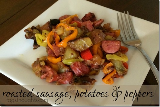 Roasted Sausage, Potatoes & Peppers Recipe