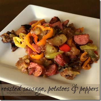 Roasted Sausage, Potatoes & Peppers Recipe