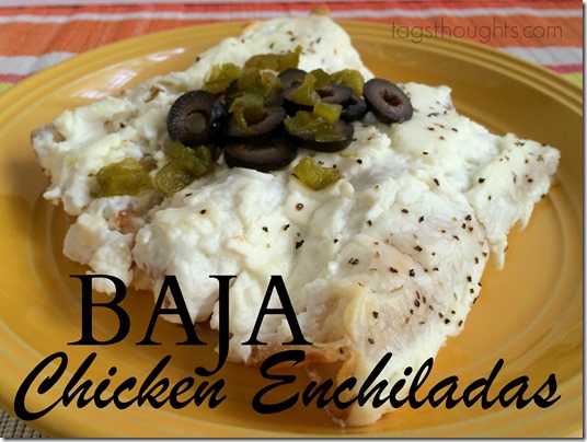 Baja Chicken Enchiladas Recipe by TagsThoughts.com