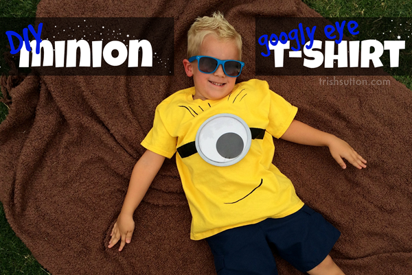 Minions are EVERYWHERE. People seem to be crazy about the little creatures. Follow along to create your own DIY ‘Googly Eye’ Minion T-shirt. TrishSutton.com