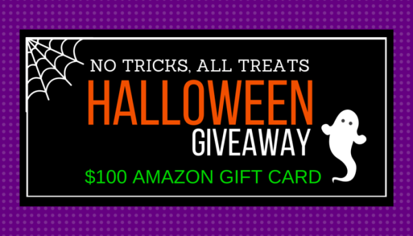 No Tricks, All Treats Halloween Giveaway; 22 chances to win this $100 Amazon Gift eCard Treat. Enter by 11:59p CST 10/30, Winner selected at random on 10/31 - TrishSutton.com