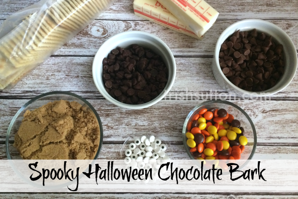 Spooky Halloween Chocolate Bark Recipe by TrishSutton.com