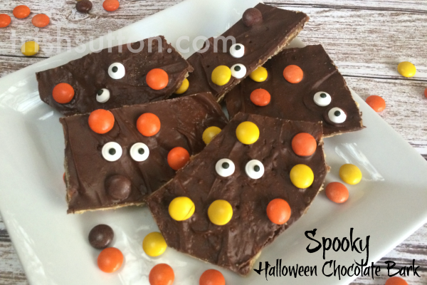 Spooky Halloween Chocolate Bark Re cipe by TrishSutton.com