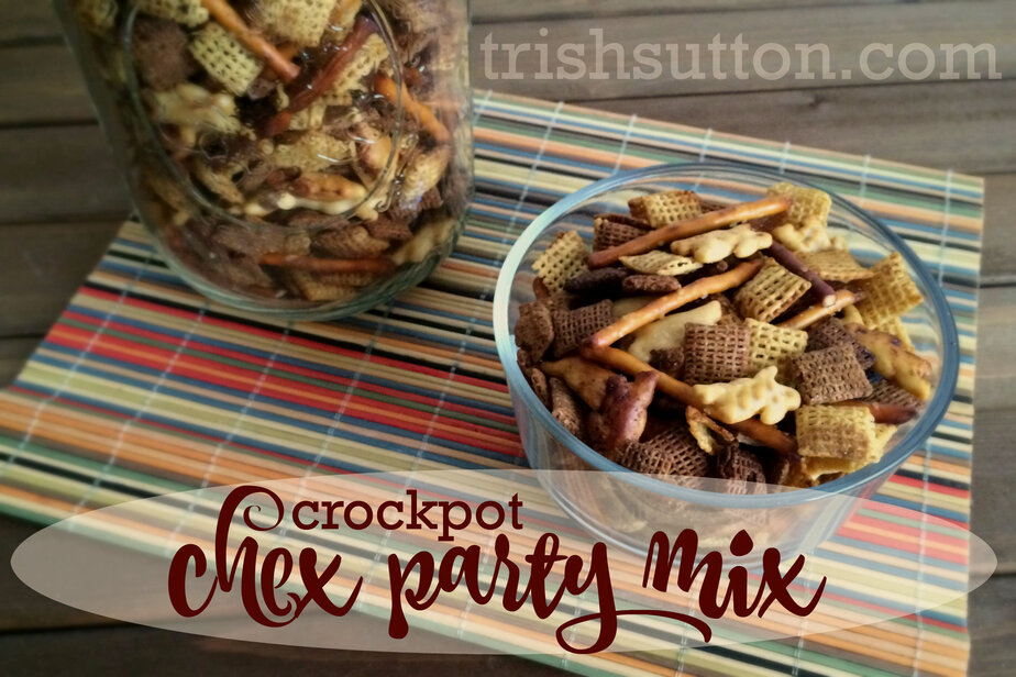 Crockpot Chex Party Mix Recipe