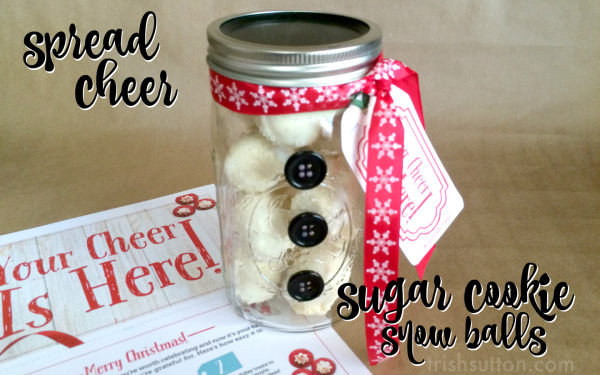 #SpreadCheer Sugar Cookie Snow Ball Recipe & Giveaway by TrishSutton.com