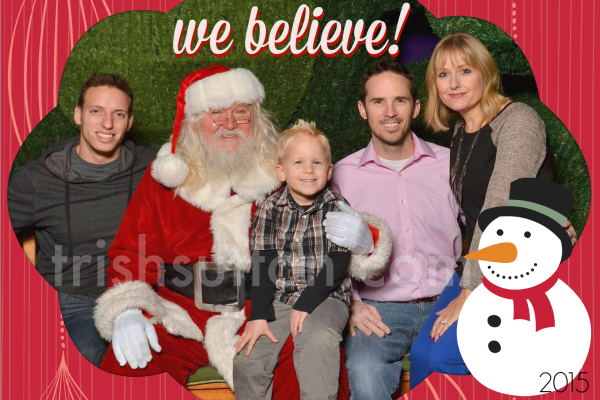 We Believe; Our Family with Santa 2015