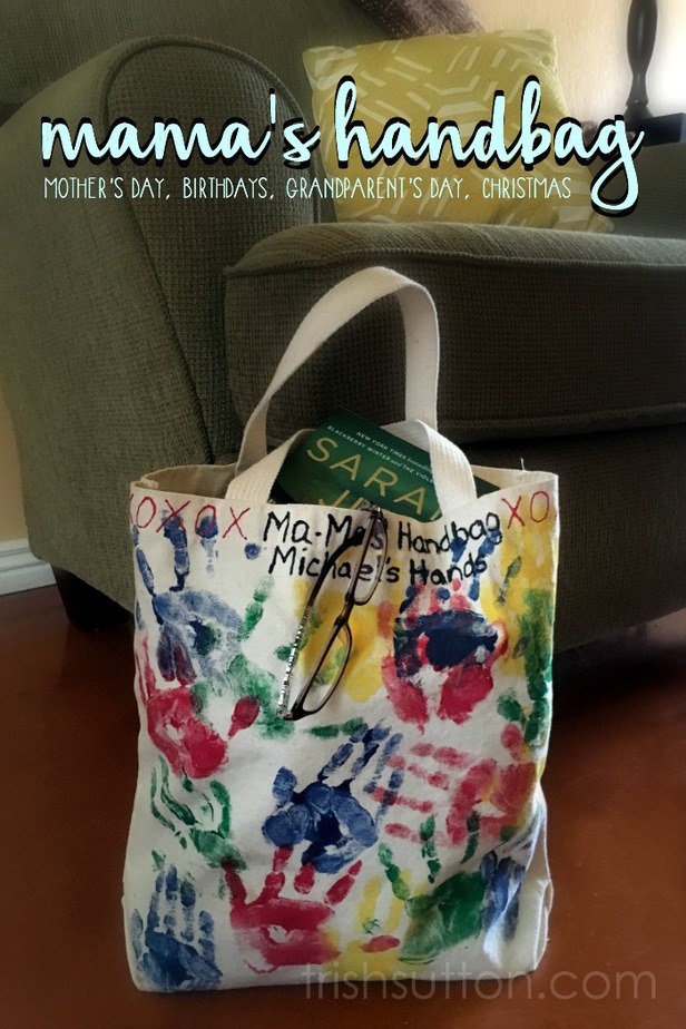 Mama's Handbag, A personalized gift for Mother's Day, Birthdays, Grandparent's Day and Christmas. By Trish Sutton