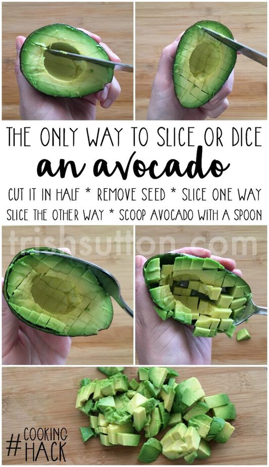 HACK: The Only Way to Slice or Dice an Avocado.