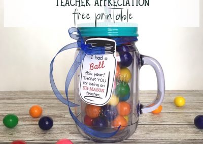 Free Printable: Teacher Appreciation Gift