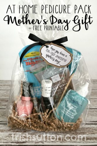 At Home Pedicure Pack: Mother's Day Gift + Printable