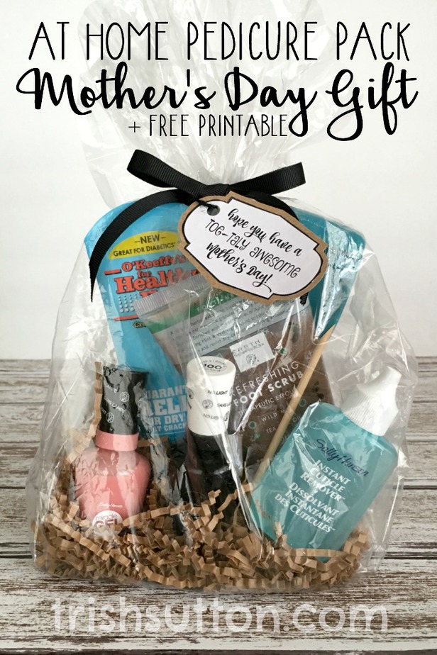 At Home Pedicure Pack: Mother's Day Gift + Printable