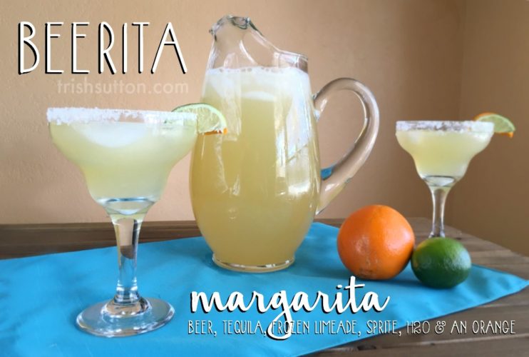Ten minutes and six ingredients! Beer & Tequila, a few more non-alcoholic ingredients and a fresh Orange. Beerita Margarita: A Margarita Made With Beer.
