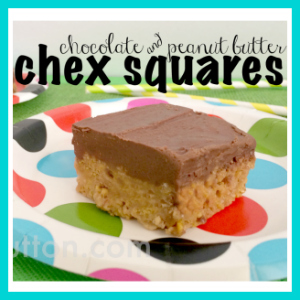 Chocolate & Peanut Butter Chex Squares Recipe