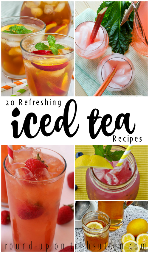 20 Refreshing Iced Tea Recipes {Round-Up}