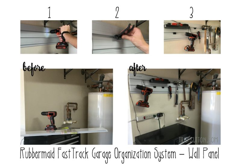 100 Rubbermaid FastTrack Garage CleanUp