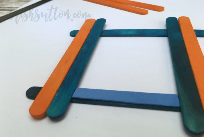 Beat The Heat: Magnetic Craft Stick Picture Frame