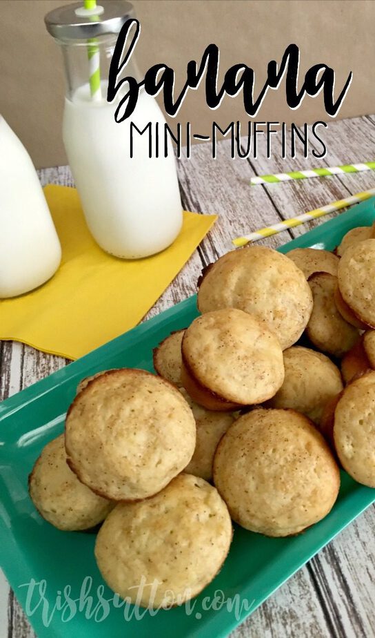Recipe: Banana Mini-Muffins, TrishSutton.com