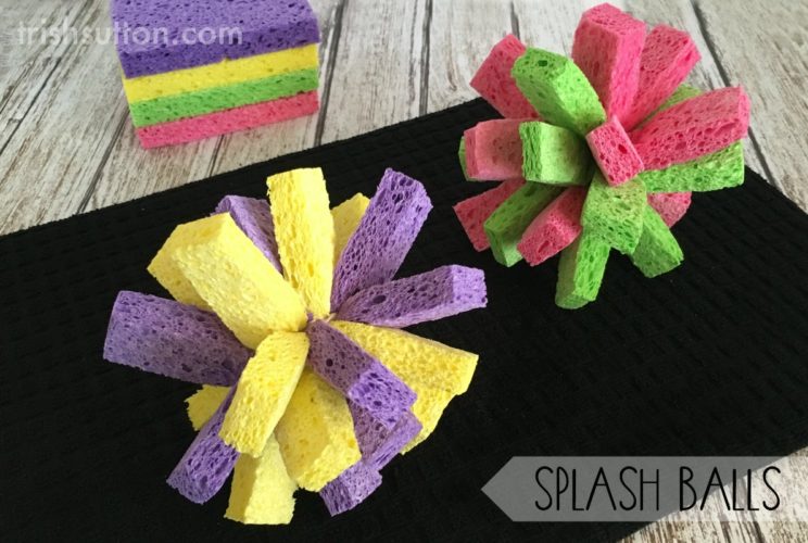 Sponge Splash Balls DIY Summertime Fun Water Bombs