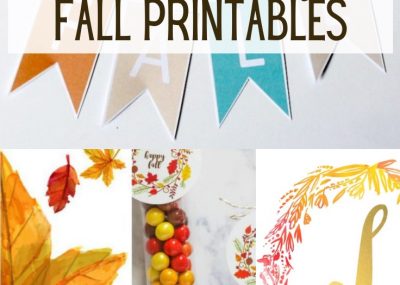 Ultimate List Of Fall Printables; From wall art to coloring pages, banners to checklists and coloring pages, this Ultimate List of Fall Printables includes a bit of autumn fun for everyone.
