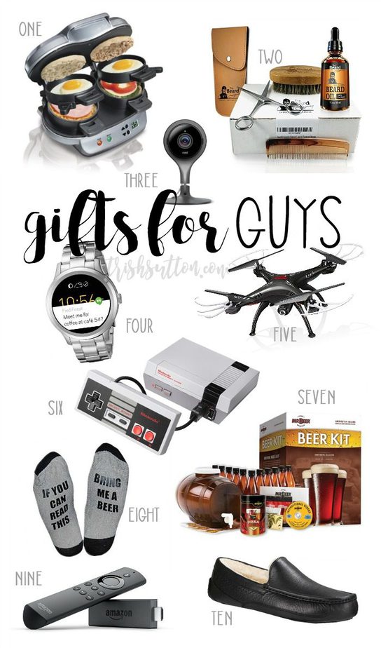 Gift Guide For Him; Christmas Gifts For Guys, 10 Gifts for Men. TrishSutton.com.jpg