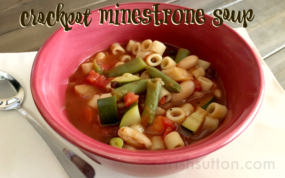 Crockpot Minestrone Soup Trish Sutton