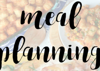 Meal Planning; 5 Weeknight Recipes & Printable Grocery List - TrishSutton.com