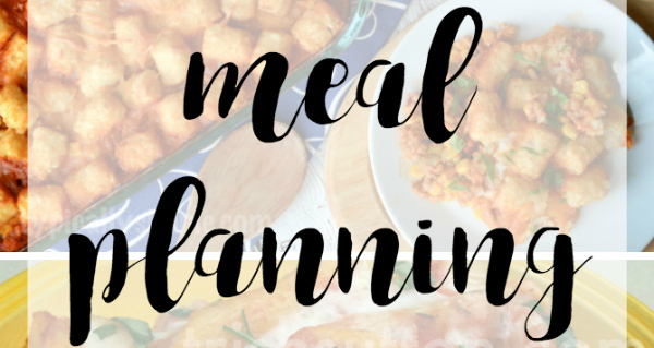 Meal Planning; 5 Weeknight Recipes & Printable Grocery List - TrishSutton.com