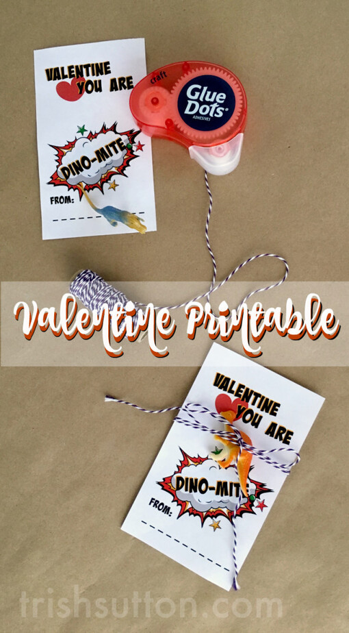 You Are Dino Mite Free Printable Valentine TrishSutton