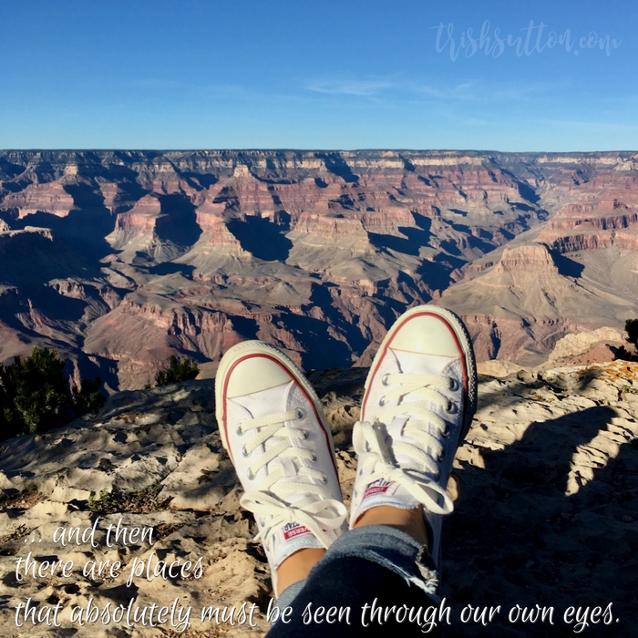 Hiking, riding on horseback or flying above with helicopter views the Grand Canyon is a bucket list must. Grand Canyon Breathtaking World Wonder. TrishSutton.com