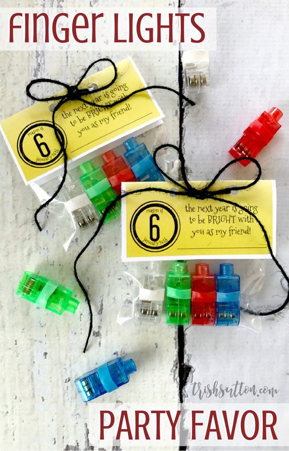 Light Up Birthday Party Favor Finger Lights