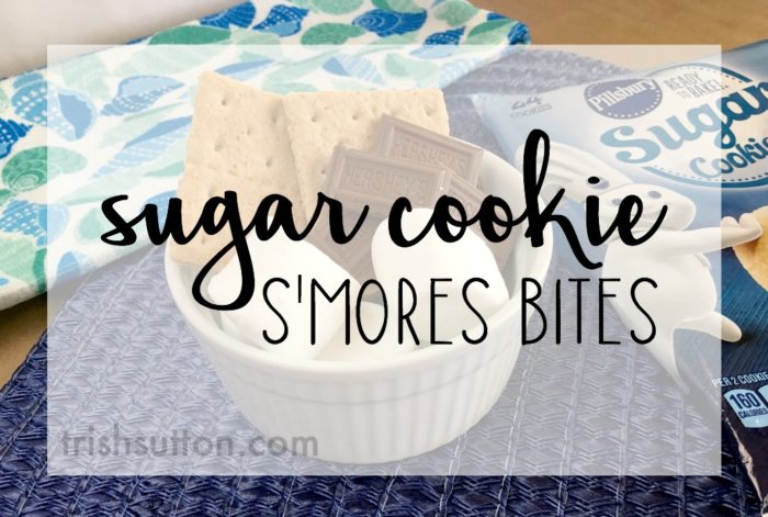 Sugar Cookie S'mores Bites Recipe; an indoor S'mores alternative!