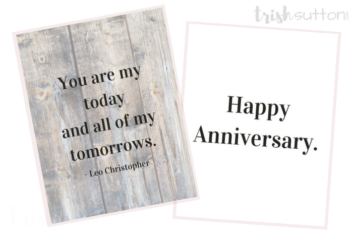 Selecting a card for someone beit Birthday, Anniversary or otherwise is 100% mood based. Happy Anniversary Three Printable Greeting Cards for 3 moods.