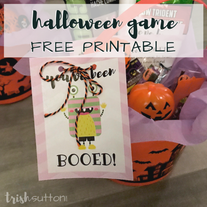You've Been Booed is a simple game and fun way to treat neighbors and friends during the Halloween season. You've Been Booed Halloween Fun Free Printables. TrishSutton.com