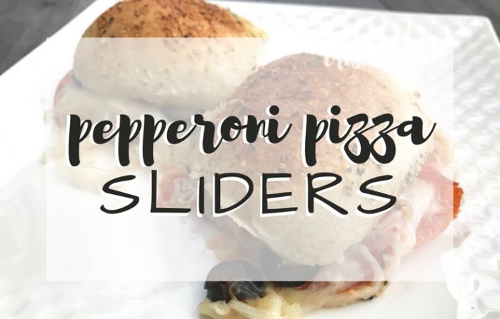 Simple Pepperoni Pizza Sliders; Appetizer or Family Meal. TrishSutton.com