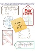 Free Printable Christmas Gift Tags | Six Different Gift Tags