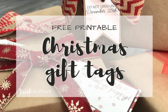 Free Printable Christmas Gift Tags 