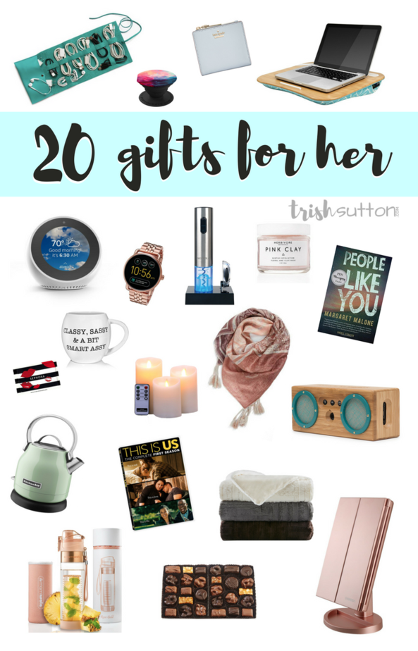 Gift Guide for Her | 20 Gift Ideas for Ladies From $10 - $165