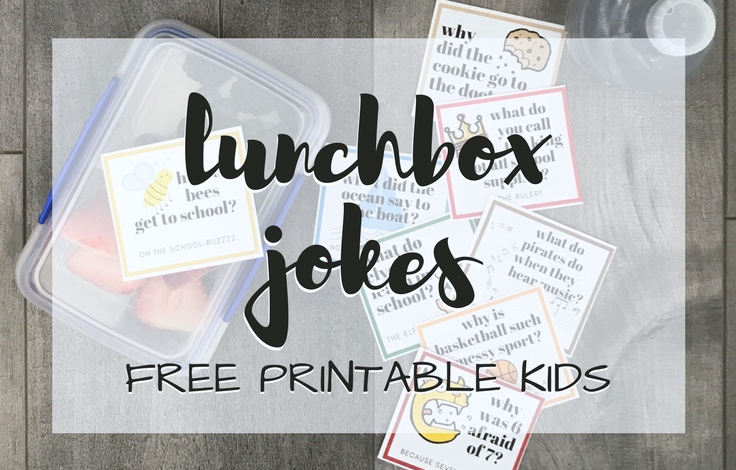 Kids Jokes | Silly Lunchbox Jokes Printable for Kids