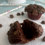 Chocolate Banana Muffins Recipe; TrishSutton.com